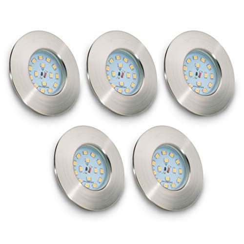 LED Badeinbaustrahler dimmbar Ultra Flach Inkl. 5 x 5,5W 470lm LED ... LED Badeinbaustrahler dimmbar Ultra Flach Inkl. 5 x 5,5W 470lm LED ...